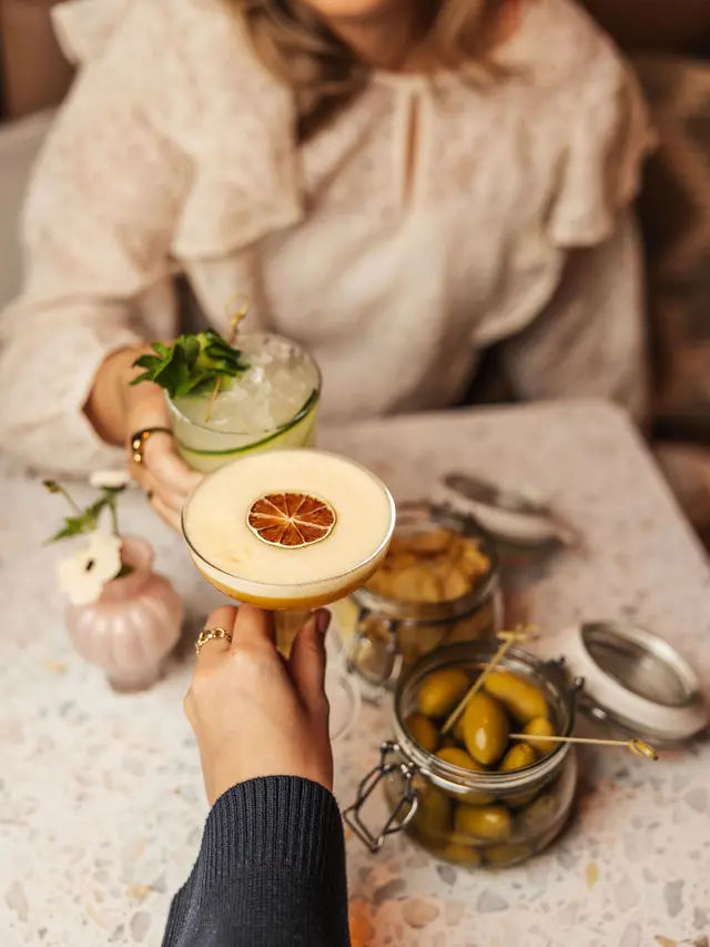 Drink med citron och mynta